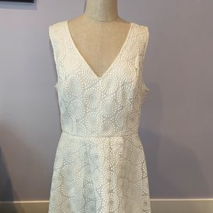 White Tracey Reese eyelet dress